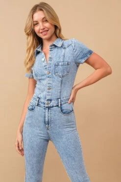 Light Wash Denim Jumpsuit -Hippie Vibe Tribe Shop 20076404 801e91ff 0ee1 4b31 82f7 dd26f2edcd5d