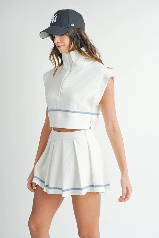 Varsity Crop Top & Mini Squirt 5 Varsity Crop Top & Mini Squirt - Image 5