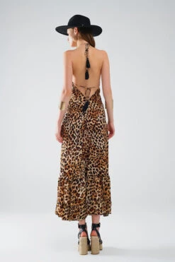 Leopard Boho Satin Open Back Maxi -Hippie Vibe Tribe Shop 21791932 e72a4f49 4b38 4df5 915f 4de8c9243b2c 1