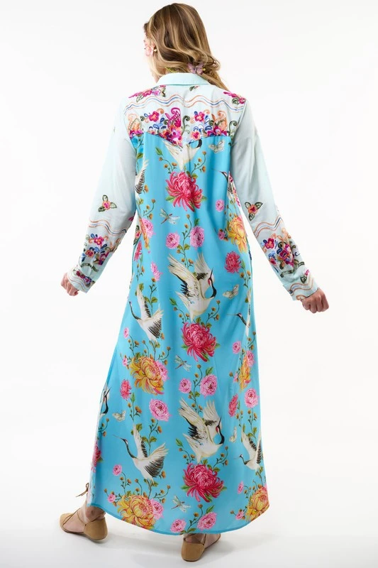 Magical Embroidered Duster. 5 Magical Embroidered Duster. - Image 5