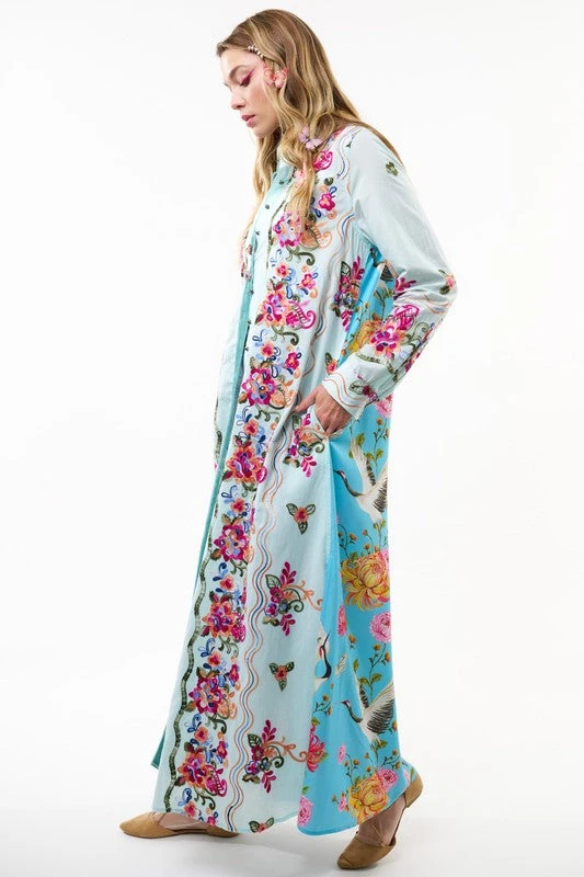 Magical Embroidered Duster. 8 Magical Embroidered Duster. - Image 8