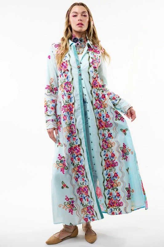 Magical Embroidered Duster. 1 Magical Embroidered Duster.