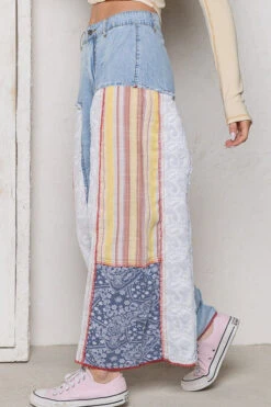 Patchwork Denim Pants -Hippie Vibe Tribe Shop 3629f0c7 eb25 4b67 9dc7 023d9262b950