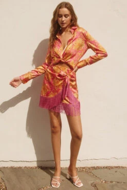 Paisley Pink Fringe Skirt -Hippie Vibe Tribe Shop 3fa480b9 89b4 4736 8581 fab6ebe883f7 1