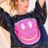 Happy Face Sequin Top