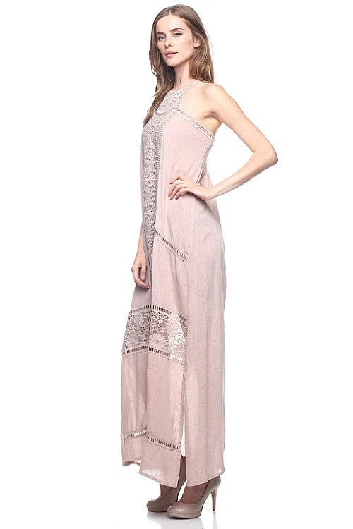 Crocheted Front Maxi Halter 4 Crocheted Front Maxi Halter - Image 4