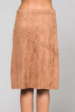 Suede Midi Skirt -Hippie Vibe Tribe Shop 5931591 6IS0556JB BACK