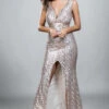 Elegant Maxi Sequin Maxi Gown