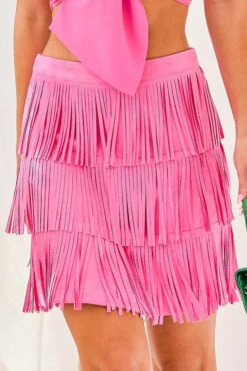 Pink Fringe Party Skirt -Hippie Vibe Tribe Shop 5a087689 773c 4fc0 b94e 90456583723a 1