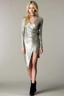 Silver Beauty Party Dress