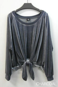 Velvet Front Tie Pullover -Hippie Vibe Tribe Shop 6534700 nt1207vn4