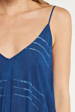 Sleeveless V-Neckline Maxi Dress -Hippie Vibe Tribe Shop 6737693 IMP 7965NYC INDIGO D