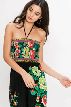 Black Halter Floral Jumpsuit -Hippie Vibe Tribe Shop 7223460 T detailip6303black07