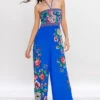 Halter Floral Jumpsuit.