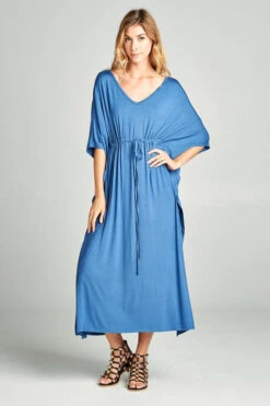 Full Length Poncho Dress