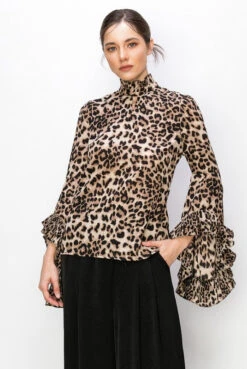 Leopard Print Blouse