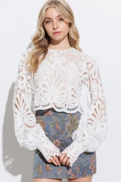 White Lace Top -Hippie Vibe Tribe Shop 7baed30c 7c08 4c4c aafd b31dffd95bfe 1