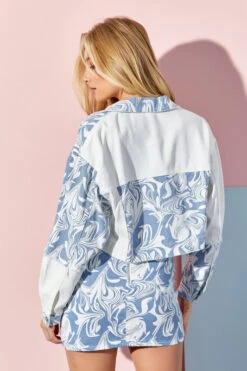 Denim Swirl Jacket And Skirt -Hippie Vibe Tribe Shop 8bd37504 02a2 4241 ad04 f45f9db2f6d3