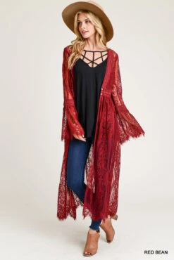 Red Body Lace Cardigan -Hippie Vibe Tribe Shop 9240517 7c7cd805 4bea 452b ba35 5b225cf8af3d