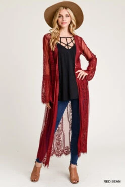 Red Body Lace Cardigan -Hippie Vibe Tribe Shop 9240517 ed930efc f6b4 49de 9062 920d7887f548