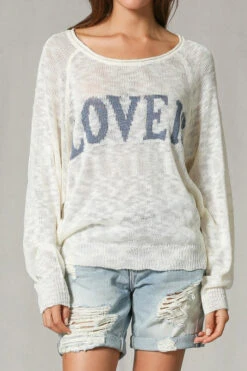 Love Is.. Soft & Cozy Light Knitted Sweater Top -Hippie Vibe Tribe Shop 9441063 acb0c74b 8f46 4a04 821c 6f93749c2094 1