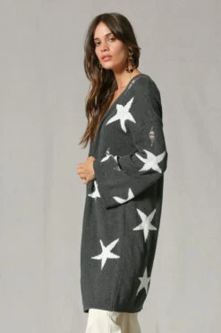 Long Sleeve Tunic Cardigan With Stars -Hippie Vibe Tribe Shop 9479076 1a310213 84c1 4e0f 99b1 5f64647687c8 1