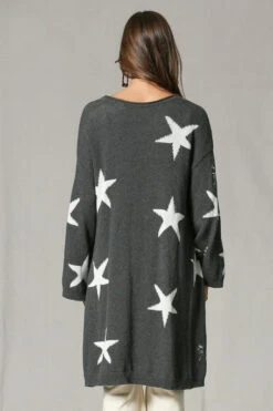 Long Sleeve Tunic Cardigan With Stars -Hippie Vibe Tribe Shop 9479076 9b89cbbd f030 4b6b aaff 0419d11dfe62