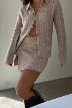 Knitted Distressed Top And Skirt Set -Hippie Vibe Tribe Shop 96eb3601 8270 4673 ac79 4a9ccf273633