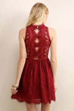 Vintage Lace Halter Dress -Hippie Vibe Tribe Shop 9800 9800 07 08 16 0019 R R