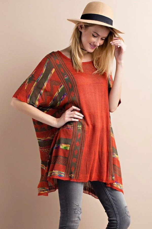 Tribal Poncho Shirt 2 Tribal Poncho Shirt - Image 2