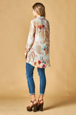 Bohemian Paisley Blouse -Hippie Vibe Tribe Shop BT10369 BT10369 03