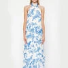 Chiffon Floral Maxi Dress