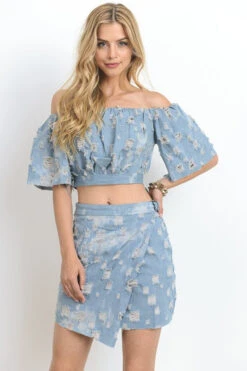 Distressed Denim Set