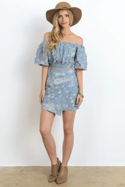 Distressed Denim Set -Hippie Vibe Tribe Shop HTS7215 DD HTS7215 DD5 1