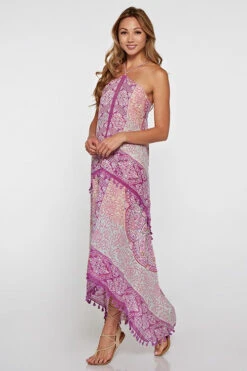 Moroccan Orchid Scarf Dress 6 Moroccan Orchid Scarf Dress -Hippie Vibe Tribe Shop I 70465W PLW I 70465W PLW ORCHID MINT S 1