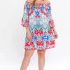 Floral Cold Shoulder Dress