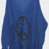 "Peace" Cotton Sweater