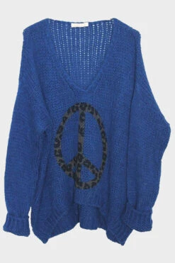 "Peace" Cotton Sweater