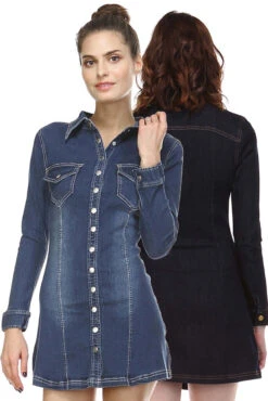 Classic Denim Mini Dress