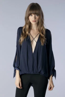 Flirty Cross Strap Blouse