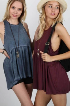 Baby Doll Tank -Hippie Vibe Tribe Shop YE14 COLOR 13