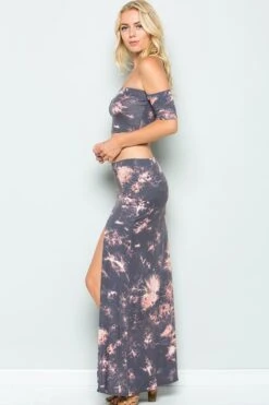 Tie-Dye Maxi 2 Piece 5 Tie-Dye Maxi 2 Piece -Hippie Vibe Tribe Shop YIZ20170529213707430110356 Color D 1