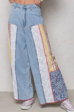 Patchwork Denim Pants -Hippie Vibe Tribe Shop c4b1fe88 1258 4851 ba40 843743af4d8b