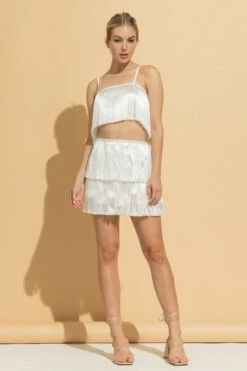 White Fringe Top & Mini Skirt -Hippie Vibe Tribe Shop d0768951 aa2d 4b9c bee3 01d626d5f968