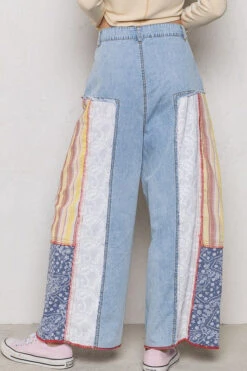Patchwork Denim Pants -Hippie Vibe Tribe Shop dabc34f9 e175 4624 88b9 37ae2ea9fb6f