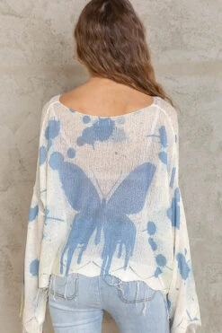 Oversized Butterfly Blue Pullover Sweater -Hippie Vibe Tribe Shop f9ccdf80 c628 4b1f 9f8a 5b499f84724e 1